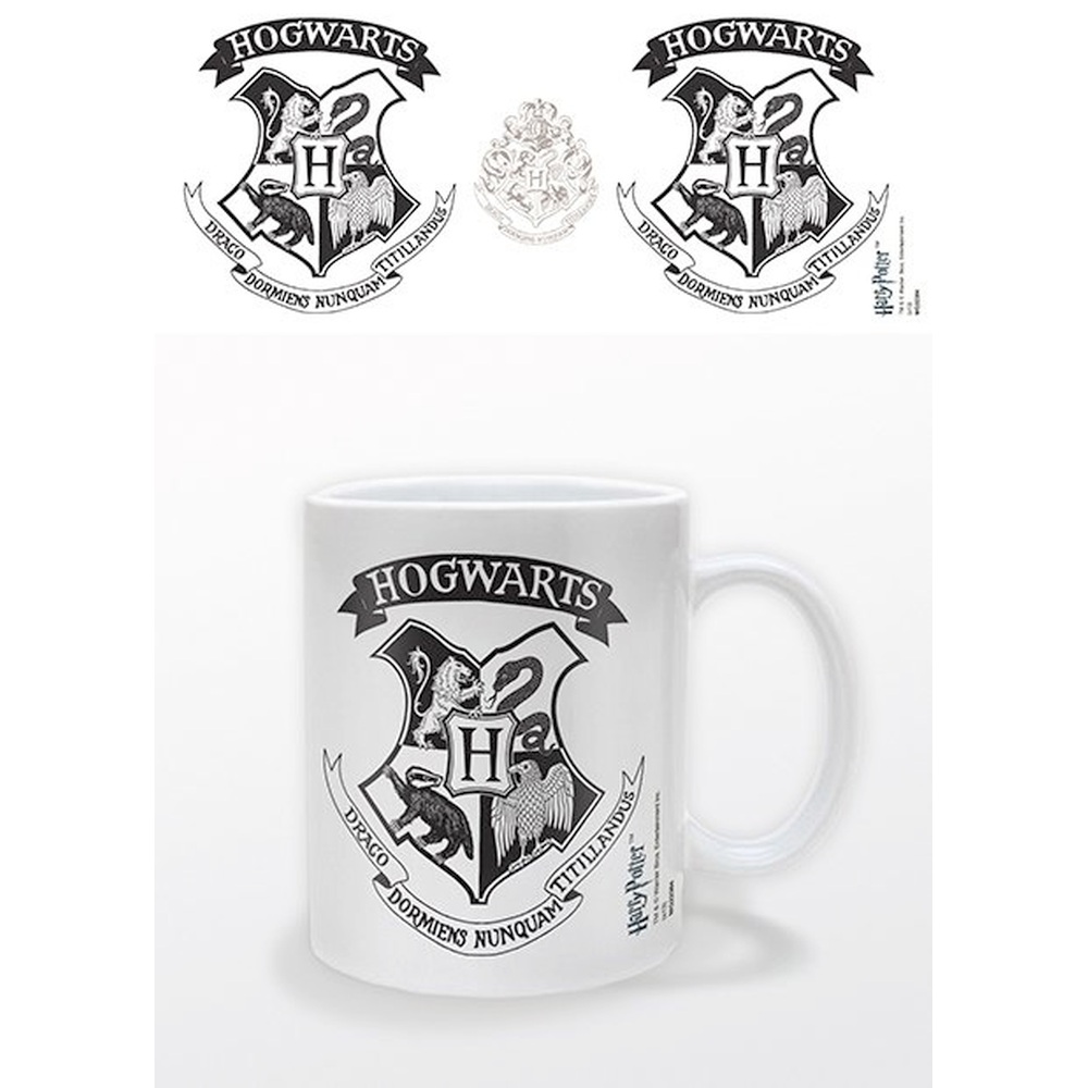 Pyramid International Harry Potter - Hogwarts Crest Tasse - Blanc